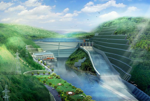 盘龙老挝南塔河1号水电站项目